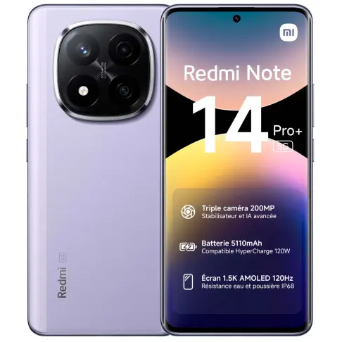 Smartphone XIAOMI REDMINOTE14PRO+5GPURPLE512 - 1