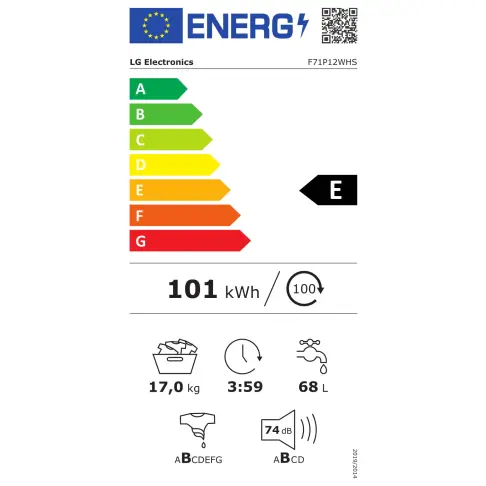 Lave-linge frontal LG F71P12WHS - 9