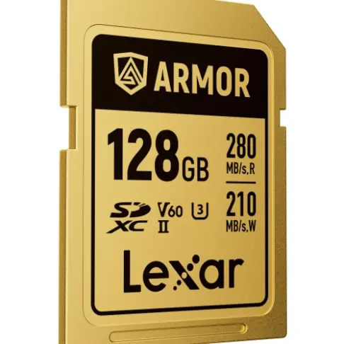 Carte mémoire LEXAR SDXC PRO GOLD ARMOR 128 V 60 - 3