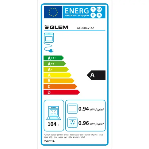Piano de cuisson dessus gaz GLEM GE 960 CVIX 2 - 4