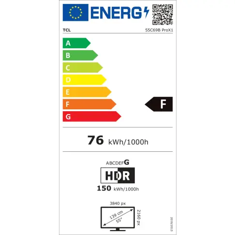 Tv led 55'' TCL 55C69BPRO - 6
