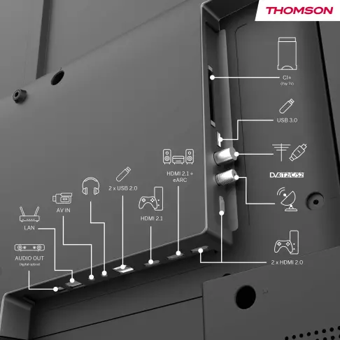 Tv led 55'' THOMSON 55QG4S14 - 5