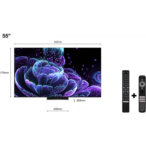 Télé led 55 pouces TCL 55C835 - 3