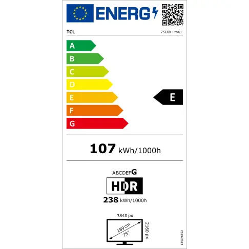 Tv led 75'' TCL 75C6KPRO - 10