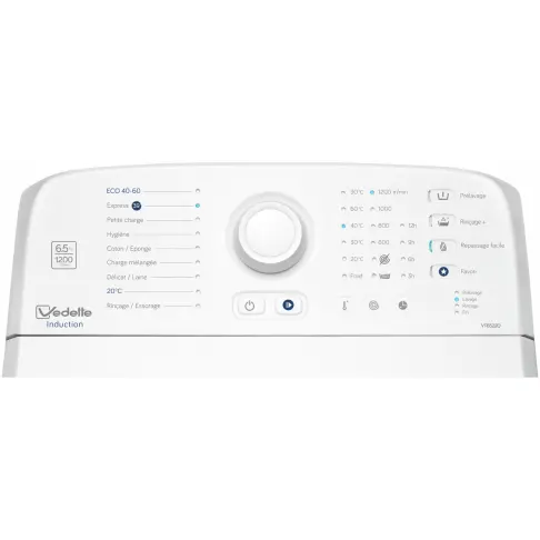 Lave-linge top VEDETTE VT6522Q - 2