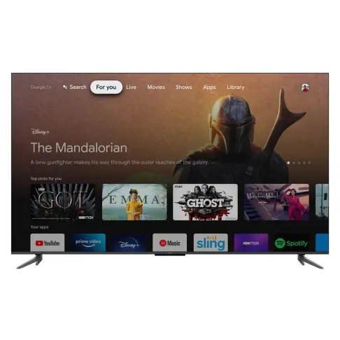 Télé led 50 pouces TCL 50C649 - 6