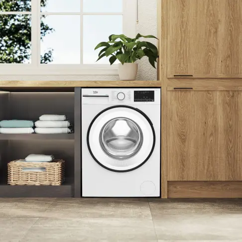 Lave linge hublot BEKO B3WFT51140W - 7
