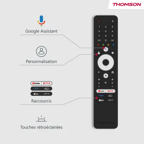 Tv led 55'' THOMSON 55QG5C14 - 10