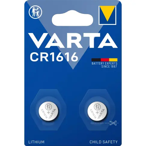 Pile bouton VARTA 6616101402 - 1