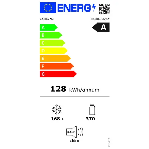 Réfrigérateur combiné inversé SAMSUNG RB53DG706AS9 - 6