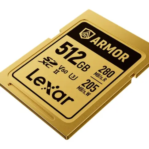 Carte mémoire LEXAR SDXC PRO GOLD ARMOR 512 V 60 - 3