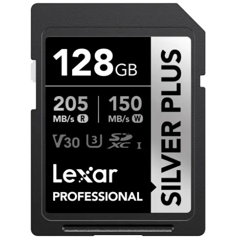 Carte secure digital LEXAR SDXC SILVER PLUS 128 G V 30 - 3