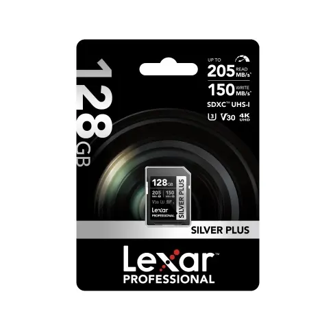 Carte secure digital LEXAR SDXC SILVER PLUS 128 G V 30 - 1