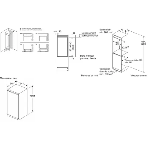 Réfrigérateur intégré 1 porte BOSCH KIL42NSE0 - 7
