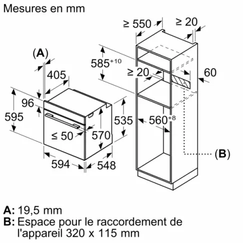 Four pyrolyse BOSCH HQG572BB3F - 11