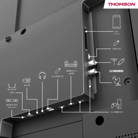 Tv led 65'' THOMSON 65QG5C14 - 6