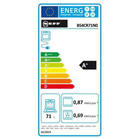 Four pyrolyse NEFF B54CR71N0 - 9