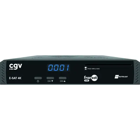 Récepteur satellite uhd CGV E-SAT4K - 1