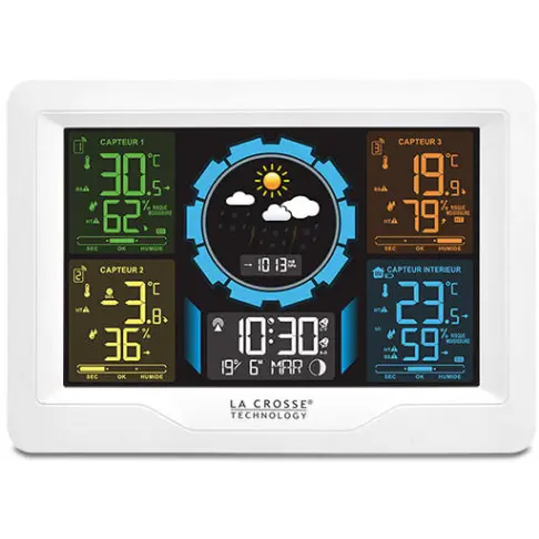 Centrale météo LA CROSSE TECHNOLOGY WS6304WHI - 2