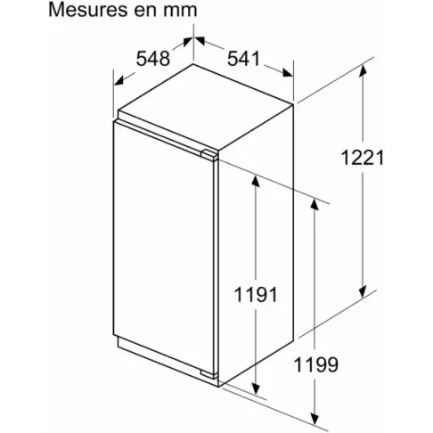 Réfrigérateur intégré 1 porte BOSCH KIR41VFE0 - 7