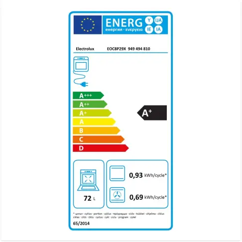 Four pyrolyse ELECTROLUX EOC8P29X - 11