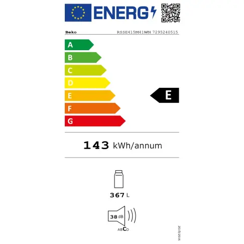 Réfrigérateur 1 porte BEKO RSSE415M41WN - 4
