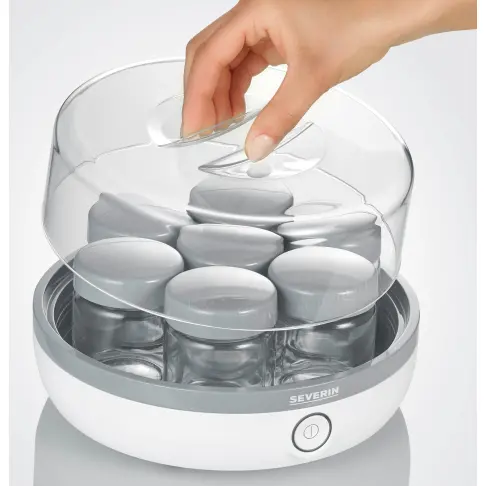 7pots 150ml.13w.blanc/gris. - 2