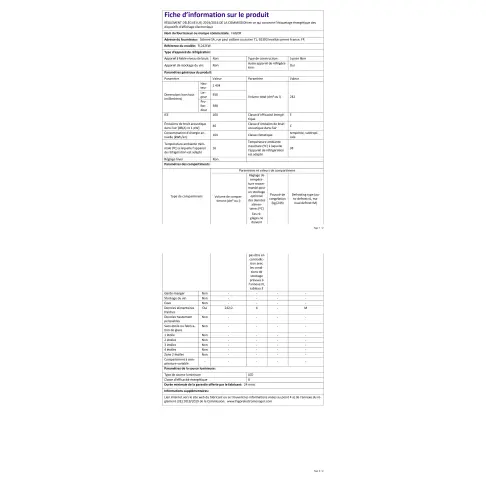 Réfrigérateur 1 porte FAGOR FL242EW - 2