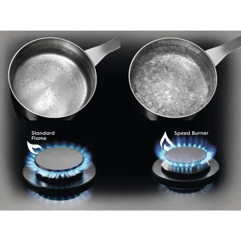 Plaque de cuisson gaz ELECTROLUX KGS6424K - 2