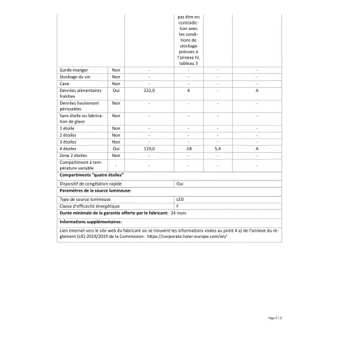 Réfrigérateur combiné inversé CANDY CCE3T618ES - 2