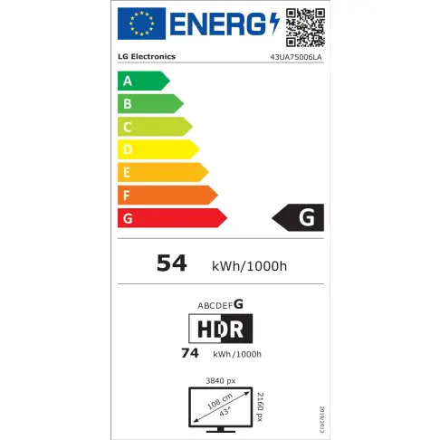 Tv led 43'' LG 43UA75006LA - 7
