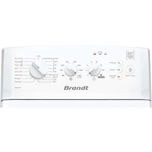 Lave linge top BRANDT BT652AT - 2