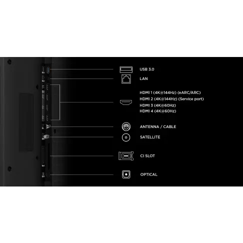 Télé led 85'' TCL 85C79L - 3