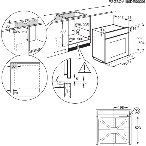 Four pyrolyse ELECTROLUX EOE7P12Z - 3