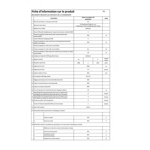 Tv led 43'' TCL 43DP615 - 4