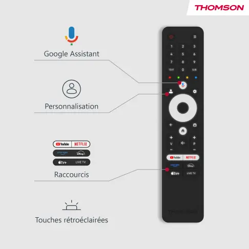 Tv led 65'' THOMSON 65MG7C15 - 12