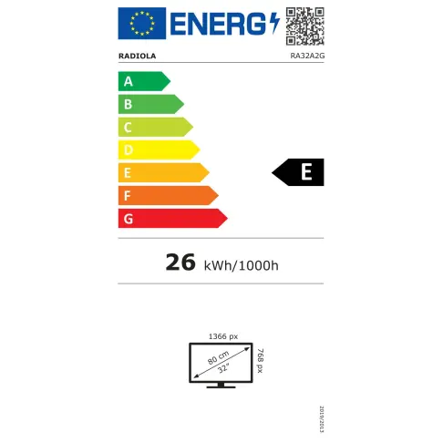Tv led 32'' RADIOLA RA32A2G - 6