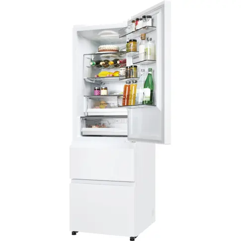 Réfrigérateur combiné inversé HAIER HTW5618ENPW - 4