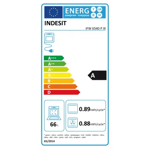 Four pyrolyse INDESIT IFW 6540 PIX - 3