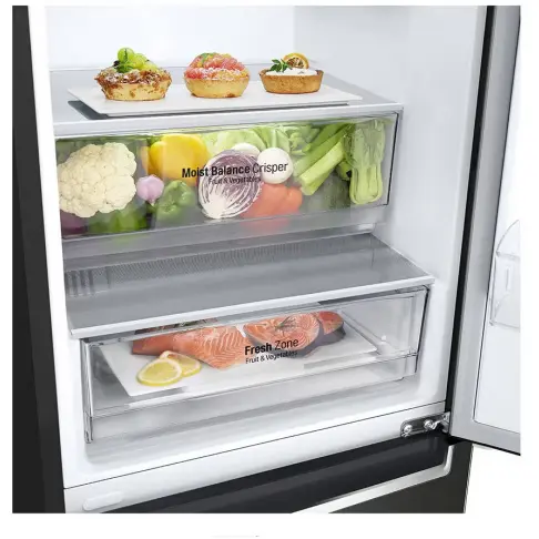 Réfrigérateur combiné inversé LG GBB61BLJEN - 9