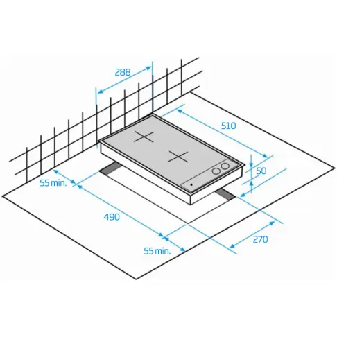 Domino induction BEKO HDMI 32400 DT - 3