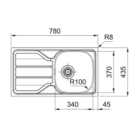 Evier FRANKE 410044 - 2
