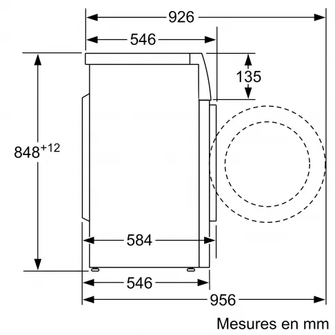 Lave-linge frontal BOSCH WAJ28067FR - 9
