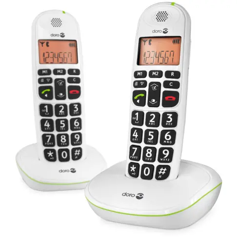 Téléphone sans fil DORO PHONEEASY100WDUOBLANC - 1