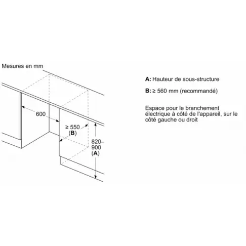 Réfrigérateur intégrable 1 porte BOSCH KUR21VFE0 - 6