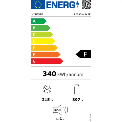 Réfrigérateur multi-portes HISENSE RF793N4SASE - 14