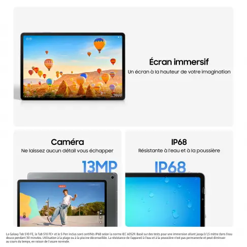 Tablette tactile SAMSUNG SM-X526BZAREUB - 12