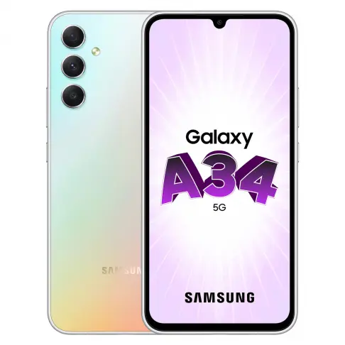 Smartphone SAMSUNG GALAXYA34ARGENT - 1
