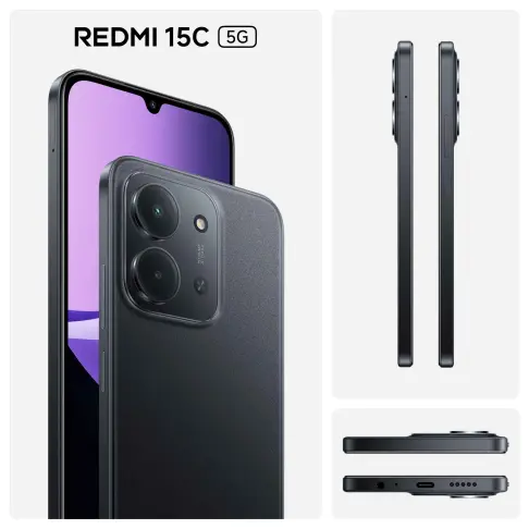 Smartphone XIAOMI REDMI15C5GNOIR256 - 2