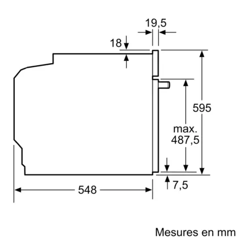 Micro-ondes encastrable multifonction SIEMENS HM776GKB1 - 8